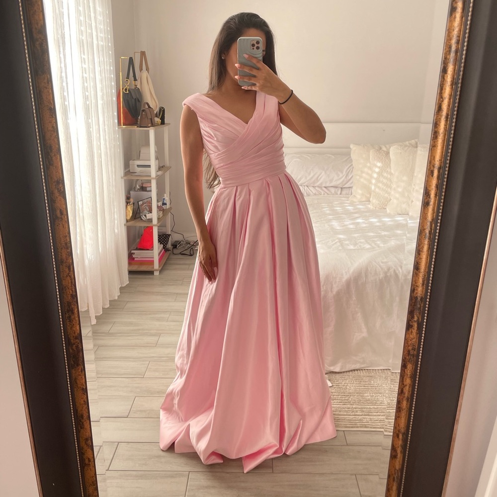 BM Bridal Candy Pink Evening Gown